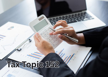 Tax Topic 152