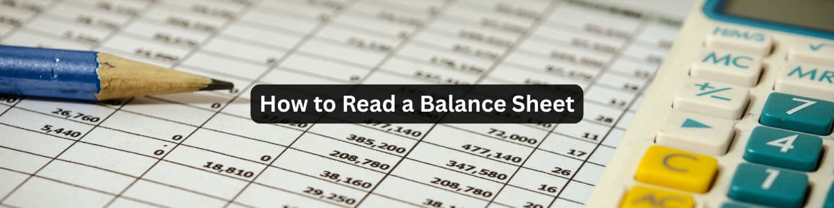 How to Read a Balance Sheet